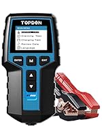 Autobatterie Tester 12V 24V, TOPDON BT200 batterietester kfz 100-2000CCA batterie tester auto für Kraftfahrzeuge Digitaler Autobatterieanalysator Ladekurbelsystemtester für PKW-LKW ATV Auto Boot