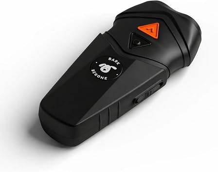 Ultrasonic Dog Bark Deterrent & Behavior Corrector - Stop Barking, Jumping, Aggression Without Yelling - Just Point & Press! Backed by Kevin Harrington from Shark Tank (Black Rechargeable)