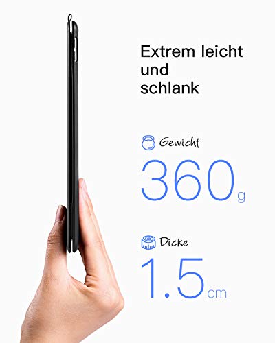Inateck Hülle mit Tastatur für iPad, Ultraleicht 360g – Ansicht 3