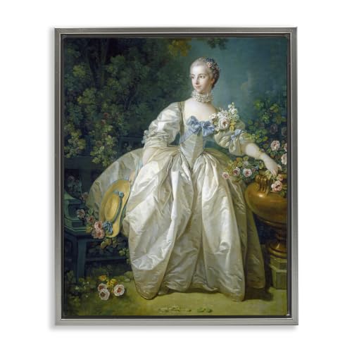 Classic Boucher Portrait, 16 x 20 Inch Canvas in Floater Frame