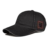 VOBOOM Outdoor Baseball Caps for Men Women Washed Cotton Trucker Hat Adjustable Dad Hat 019 Grey