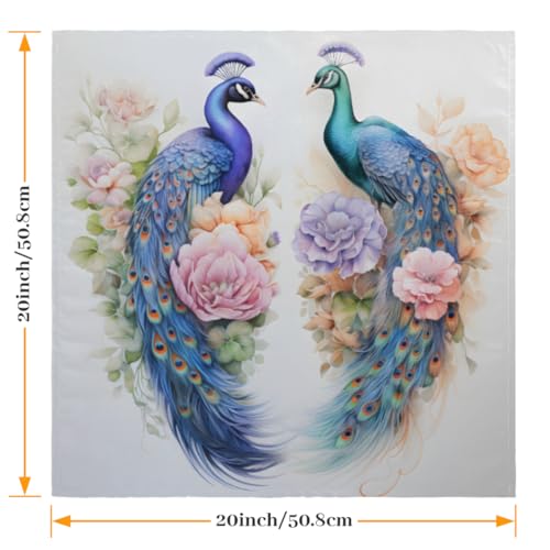 Servilletas de Tela Peacock Rose Set x6 50.5x50.5 cm miniatura 2