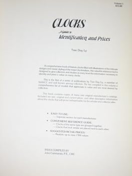 Paperback Clocks: A Guide to Identification and Prices Book