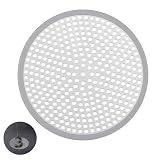 IBXWMNG Colador de Pelo para Ducha Redondo de Acero Inoxidable 304 Tapa de Desagüe para Baño Rejilla de Desagüe de Ducha Filtro de Pelo Antiobstrucción para Fregadero Ø120mm