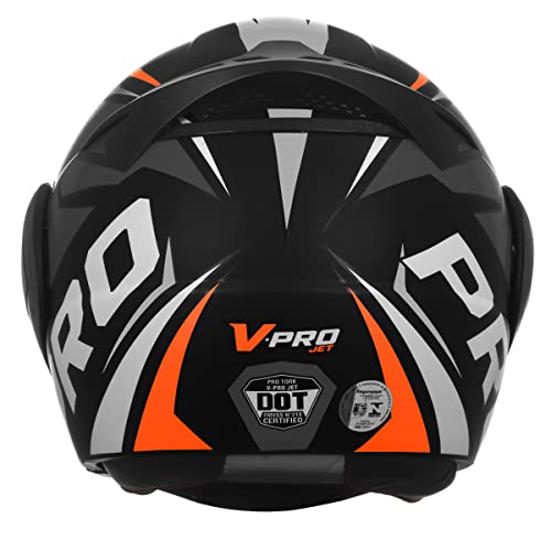 Capacete Articulado Robocop V-Pro Jet Factor Fosco 58 Cinza Tam. 58