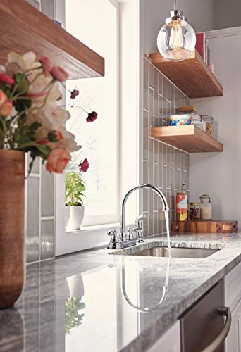 Peerless Claymore 2-Handle Kitchen Sink Faucet With Side Sprayer, Chrome P299575Lf #TOP4