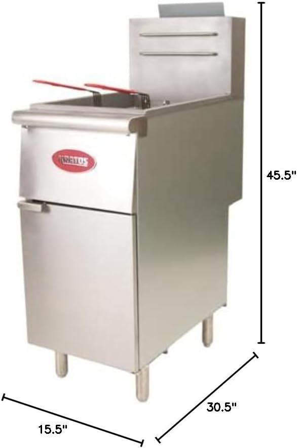 Kratos Commercial Deep Fryer dimensions