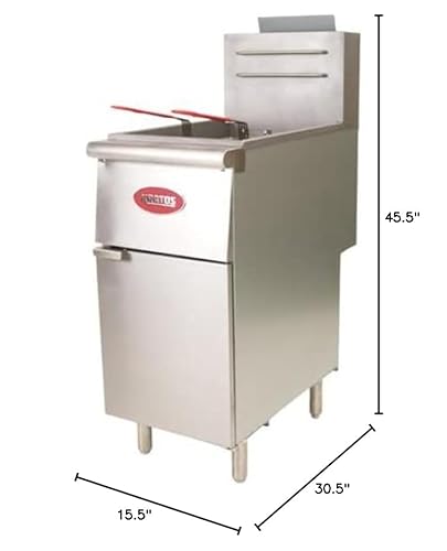 Kratos 29Y-010-NAT Commercial Gas Floor Fryer thumb #8