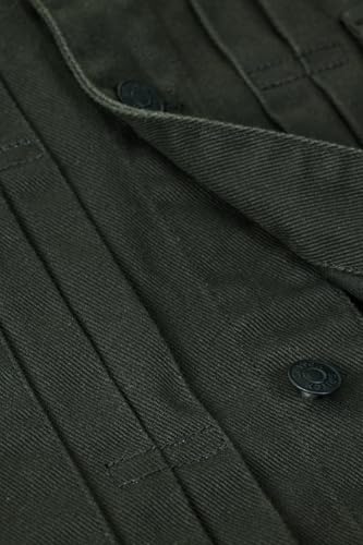Image of SNITCH Men Casual Jacket | Relaxed Fit Point Collar Solid Style Full Sleeve | 100% Cotton Twill Weave Durable Design With 4 Pockets For Everyday Outings Wear