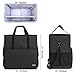 CURMIO PC Carrying Case for Desktop Tower and Monitor, Desktop Travel Bag with Inner Divider, Bag Only, Black