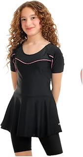 مايوه سباحة تانكيني من قطعة واحدة للبنات (فستان ألوان عصريه متصل بشورت داخلى) كود 25KD12 من 9Street Corner