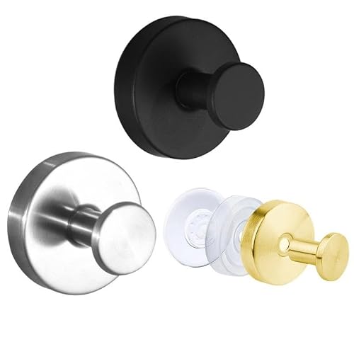 No More Holes! Suction Cup Hooks Heavy Duty - Instant Strong Hold on Smooth Walls, Perfect for Bathroom, Kitchen, RV, Perfect for Renters, Includes Installation Tool