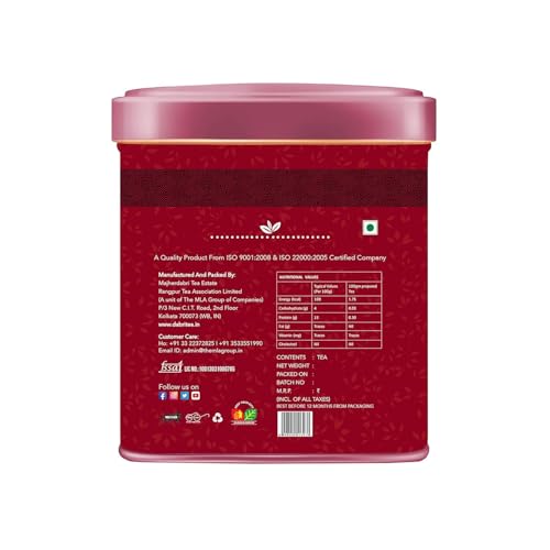 Image of Dabri Hibiscus Green Tea 80gm Combo (Pack of 2 x 40gm Each Tin Box) Premium Loose Leaf Blend with Cinnamon,Clove & Green Tea|Pure Natural Hibiscus tea leaves & Spices|Manage Weight, Hair Regrowth