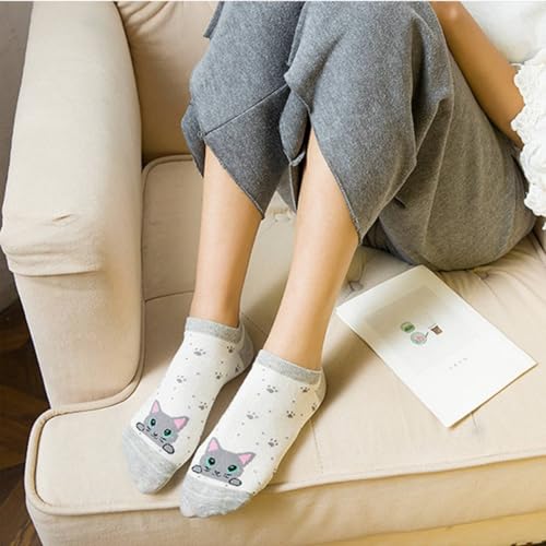 Funny Animal Socks for Women - Cute Dog and Cat Socks, Colorful Novelty Funny Socks for Animal Lover