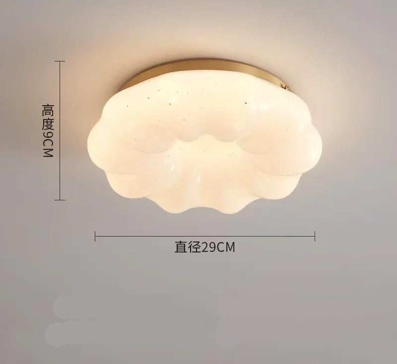 Plafonnier chic or 29cm éclairage led salon design épuré