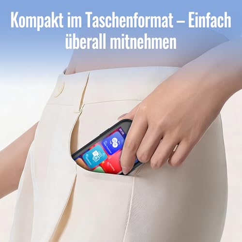 SKARA Sprachübersetzer Gerät ohne Internet, Echtzeit Übersetzer mit Sprachausgabe, 137 Sprachen & Akzente, Offline-, WiFi- & Foto Übersetzung, Translator für Reisen, Lernen & Business