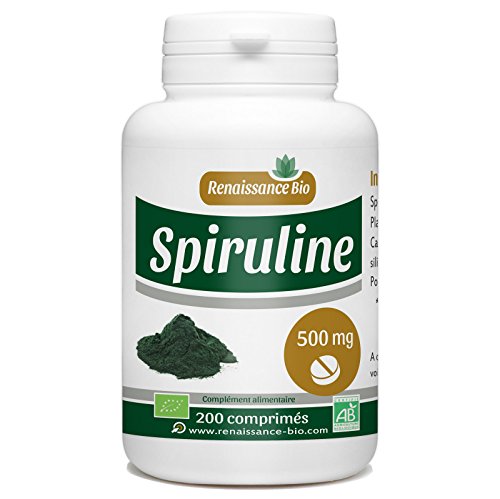Spiruline Bio - 200 comprimés à 500 mg