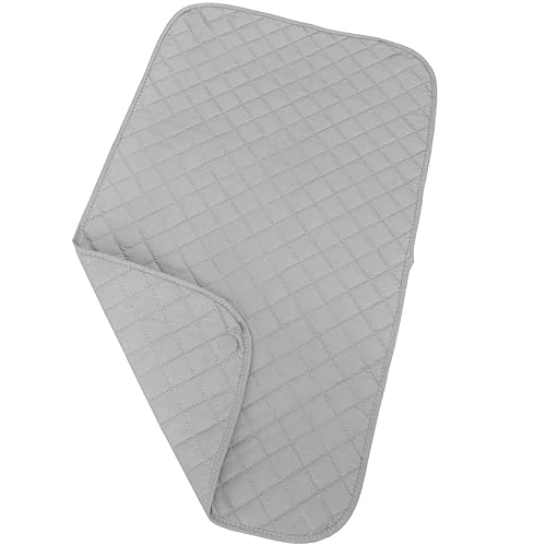 Travel Compact Quilted Laundry Room (4 Bottom Magnets) Ironing Mat Pad 19" X 32"