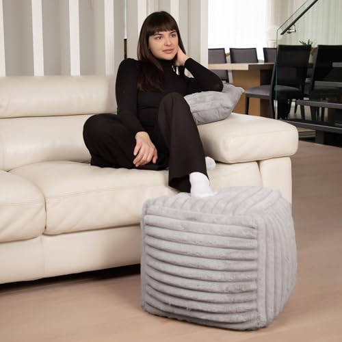 Gouchee Home Cube Raya Silver 15x15x15