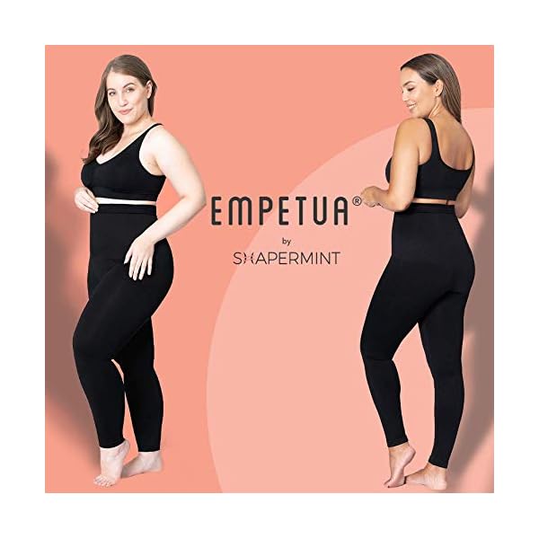 Shapermint-High-Waisted-Medium-Compression-Leggings-Shapewear-for-Women SHAPERMINT Compression Leggings for Women - Tummy Control Leggings for Women - Black Leggings Women - Womens Leggings - High Waisted Leggings - Black Leggings Tummy Control, Large