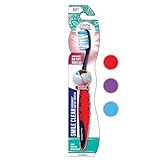 GuruNanda Smile Clean Toothbrush - Big Soft Bristles - Helps Clean Plaque, Whitens Teeth, and Aids in Fresh Breath – BPA-Free Brush for Adults...