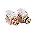 Hellermann Tyton BANINSERT-W Banana Jack Module-one Each of red & Black Stripe