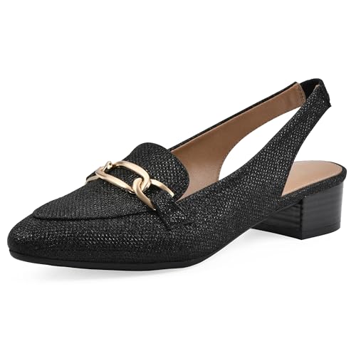 Image of WHITE MOUNTAIN Women's Boreal Low Block Loafer Heel