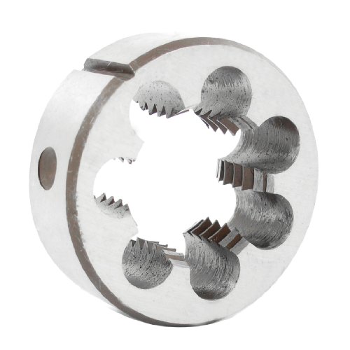 Aexit HSS M36 Tool holder x 3 Thread Metric Split Round Adjustable Die Model:98as277qo504