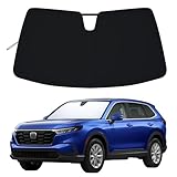 Windshield Sun Shade for Honda CRV 2023 2024 2025 2026 Premium 310T Reflective Polyester UV & Heat Blocker,Reduces Interior Temperature,Custom Fit Foldable with Storage Pouch