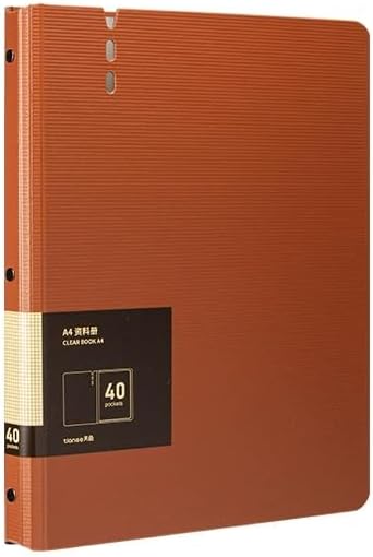 Art Portfolio, Professional Display Book with 30 Sleeves, A4 Size, Document Storage Folder (Dark Green)