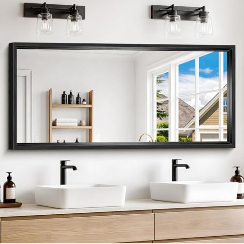 CIVENO Large Bathroom Mirror, 60 x 28 Inch Rectangular Wall
