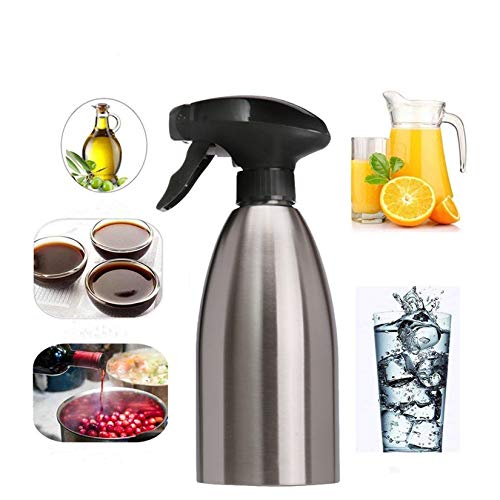 MUUZONING Oil Sprayer, Pulverizador Aceite Dispensador de Aceite y Vinagre, Botella de Vinagre y Aceite de Oliva Rociador de Cocina Aceitera Spray de para Ensaladas/Cocinar/Hornear/Freír -500ml