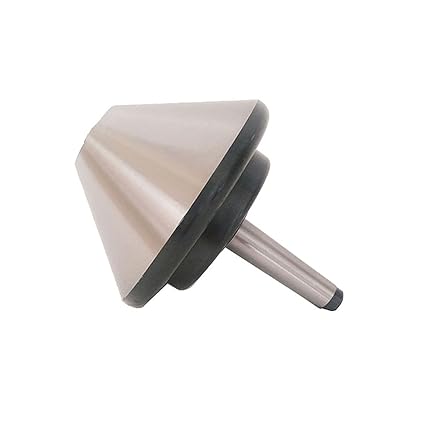 PreAsion MT2 BULL NOSE LIVE CENTER MORSE TAPER #2 FOR LATH Rotary Center 75 Degree with MT2 Arbor for Lathe Processing Shaft Parts