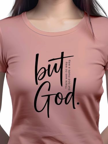 Image of XENOVAURBAN Women Cotton Printed Regular Fit T-Shirt | Stylish Round Neck Graphic Tshirt - WRN-BUTGOD1