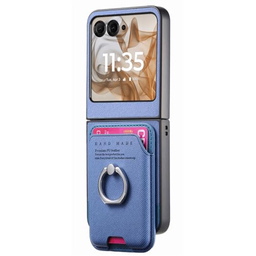 �K�p�Ώ�Motorola Razr 70 Ultra / 70 Plus / 70 �p�E�H���b�g�P�[�X�A���C���E�� 2 �C�� 1 ���U�[�J�o�[ �X�^���h�����O �O���b�v�J�o�[ �ی�V�F��,�u���[,70Ultra