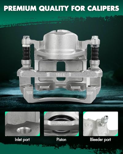 Image of SCITOO 1PC 19B2668 Front Driver Side Disc Brake Caliper With Bracket