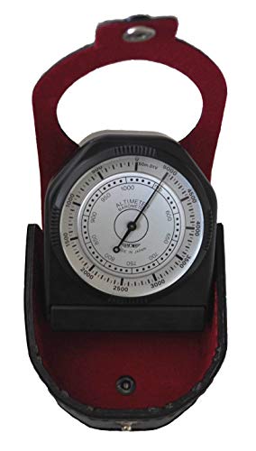 Delatex Altimètre-Baromètre Vintage Luxe avec Boussole et Thermomètre