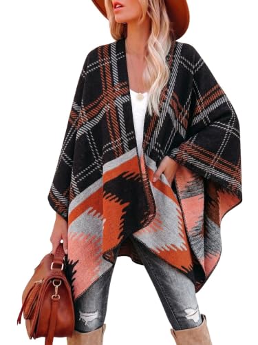 Image of Breezy Lane Shawl Wraps for Women Ponchos Ruana Wraps Cardigan