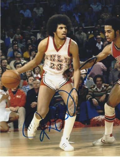 Reggie Theus Unlv Runnin' Rebels Action Signed 8x10 - Autographed NBA Photos