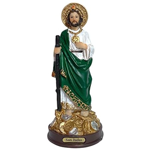 Gigi's Classy Kids 7inch Inch Saint St. Jude Thaddeus Statue Figurine Coins Money Religious Imagen San Judas Tadeo Estatua Figura Cover