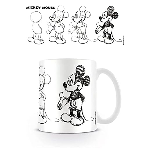 Mickey Mouse RD-RS461165 Taza, Cerámica, Multicolor, 1 Unidad (Paquete de 1)