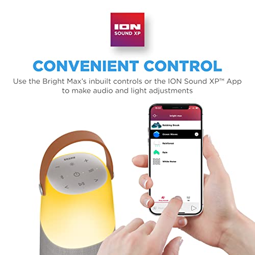 ION Audio Bright Max – Portable Water Resistant 360° Bluetooth Speaker with Lights, Sleep and Atmospheric Sounds, Multi-Sync and Battery - Image 5