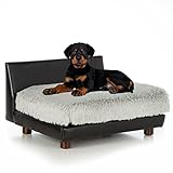 Club Nine Pets Roma Orthopedic Dog Bed, Large, Grey