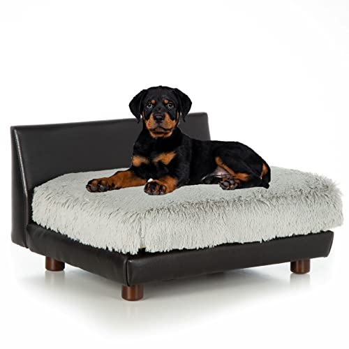 Club Nine Pets Roma Orthopedic Dog Bed, Large, Grey