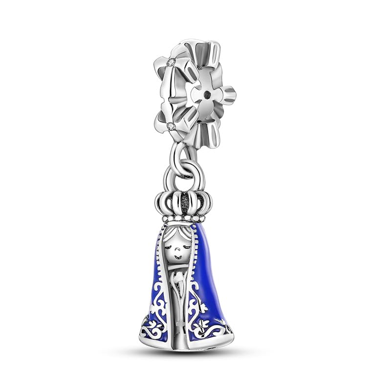 Pandach Damen Charm Anhänger für Armband 925 Sterling Silber Charms Beads passend für Armband und Halskette, Kompatibel mit Europäischen Armbänder für Frauen Mädchen C1