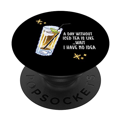 Funny Iced Tea Lover PopSockets PopGrip Intercambiabile