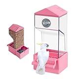 Support polyvalent : sans besoin de perçage, la cage d'alimentation pour perroquet permet une installation rapide et un positionnement polyvalent, pouvant accueillir des arrangements suspendus sur une table ou sur le côté sans effort dans différents scénarios d'alimentation