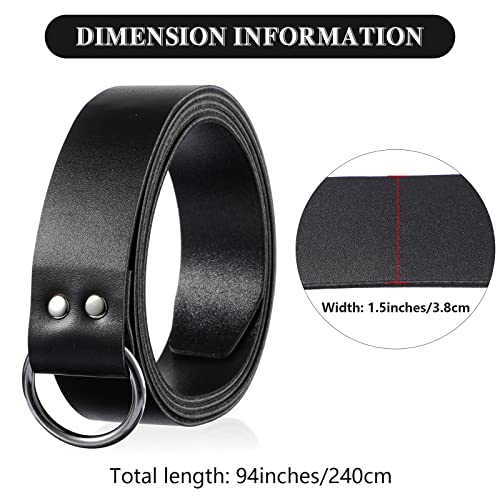 Medieval Halloween Leather Belt Viking Renaissance Reenactment Accessory Pirate Belt Men Women Ring Belt2