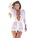 SPE969 Lace Babydoll Sleepwear Women Lingerie Underwear Coat Nightwear