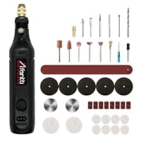 Afantti Mini Utensile Rotante Strumento Multifunzione Senza Fili Multiutensile Smerigliatrice Batteria Levigatore Rettifica | 101 Accessori | per Piccoli Lavori di Artigianato e Progetti